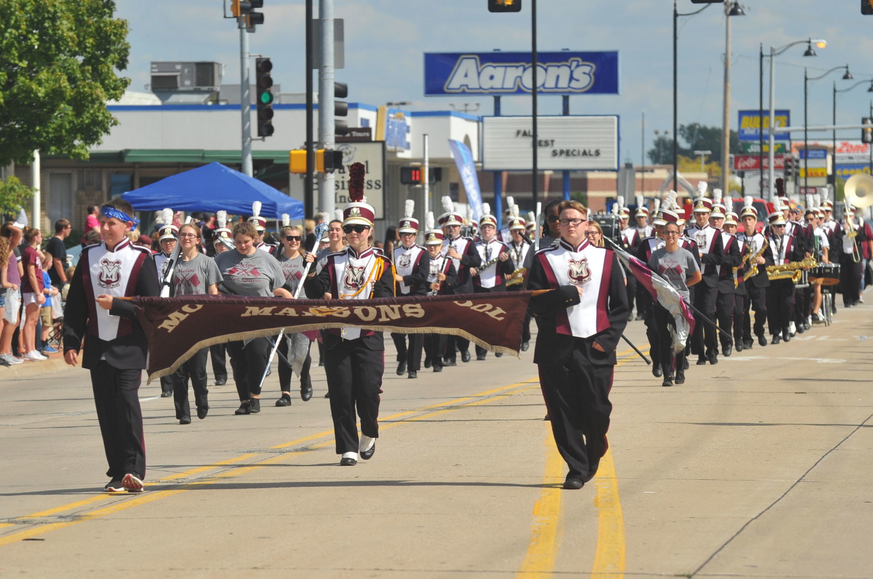 Moline High School Homecoming parade